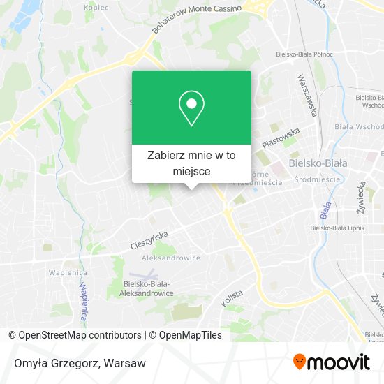 Mapa Omyła Grzegorz