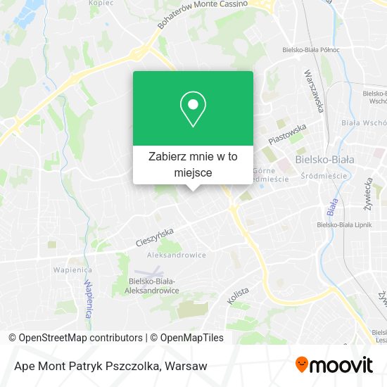 Mapa Ape Mont Patryk Pszczolka