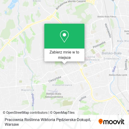 Mapa Pracownia Roślinna Wiktoria Pędzierska-Dokupil