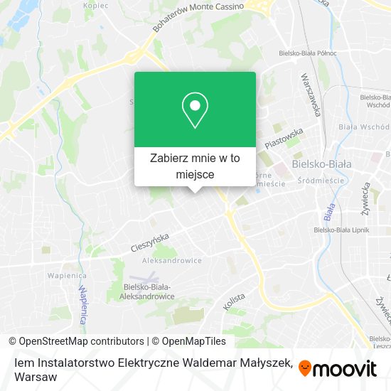 Mapa Iem Instalatorstwo Elektryczne Waldemar Małyszek