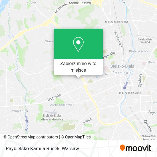 Mapa Raybielsko Kamila Rusek