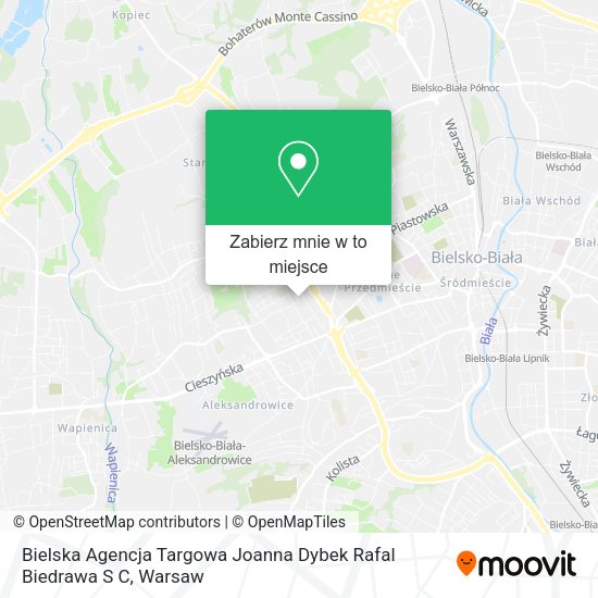 Mapa Bielska Agencja Targowa Joanna Dybek Rafal Biedrawa S C