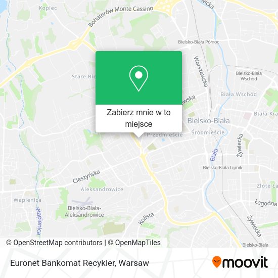 Mapa Euronet Bankomat Recykler