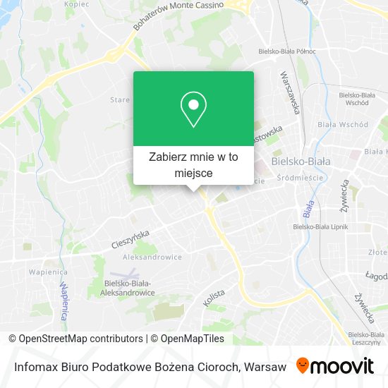 Mapa Infomax Biuro Podatkowe Bożena Cioroch