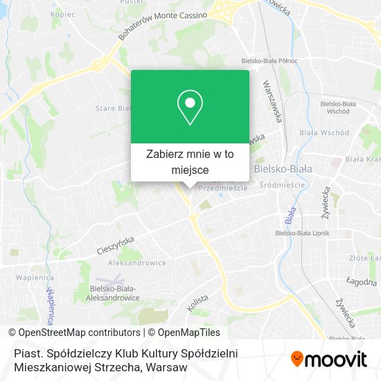 Mapa Piast. Spółdzielczy Klub Kultury Spółdzielni Mieszkaniowej Strzecha