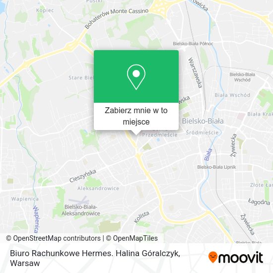 Mapa Biuro Rachunkowe Hermes. Halina Góralczyk