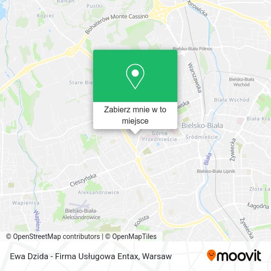 Mapa Ewa Dzida - Firma Usługowa Entax