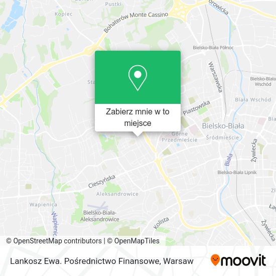 Mapa Lankosz Ewa. Pośrednictwo Finansowe