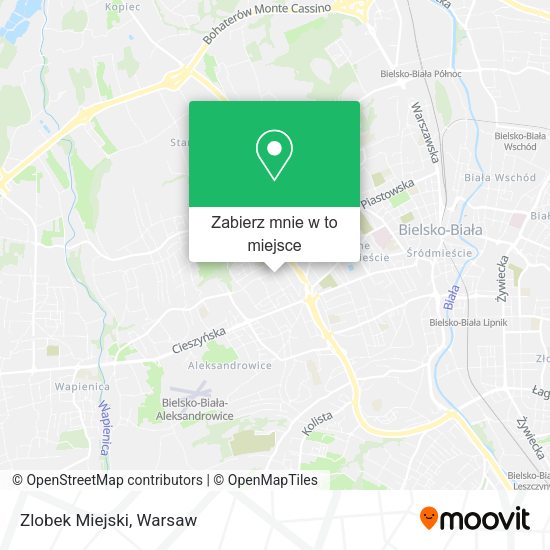 Mapa Zlobek Miejski