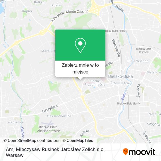 Mapa Amj Mieczysaw Rusinek Jarosław Zolich s.c.