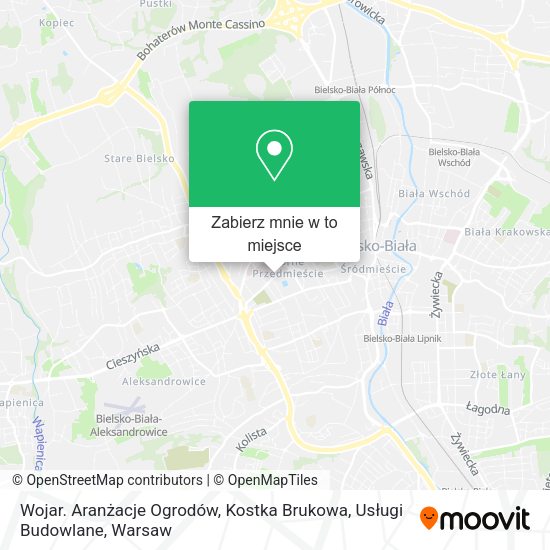 Mapa Wojar. Aranżacje Ogrodów, Kostka Brukowa, Usługi Budowlane