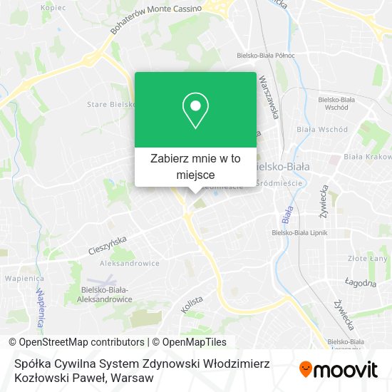 Mapa Spółka Cywilna System Zdynowski Włodzimierz Kozłowski Paweł