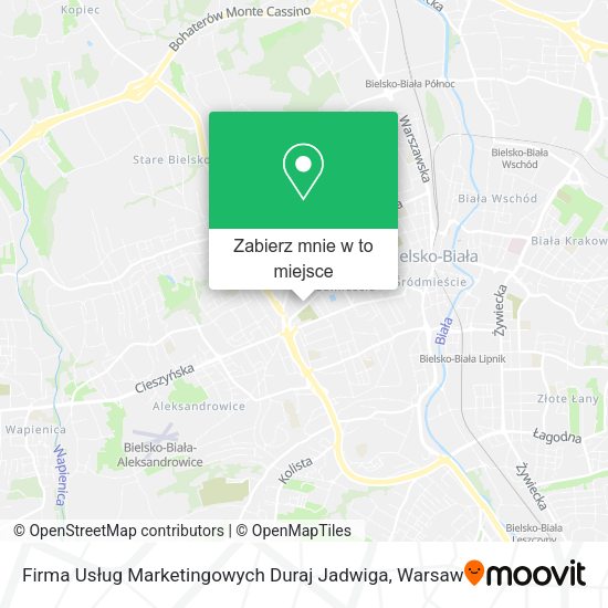 Mapa Firma Usług Marketingowych Duraj Jadwiga