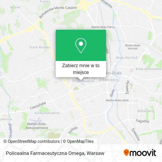 Mapa Policealna Farmaceutyczna Omega