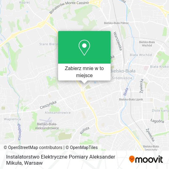 Mapa Instalatorstwo Elektryczne Pomiary Aleksander Mikuła