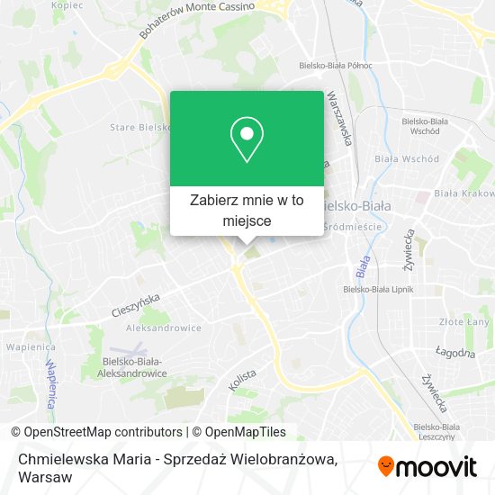 Mapa Chmielewska Maria - Sprzedaż Wielobranżowa