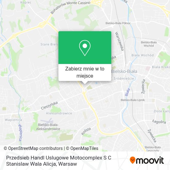 Mapa Przedsieb Handl Uslugowe Motocomplex S C Stanislaw Wala Alicja