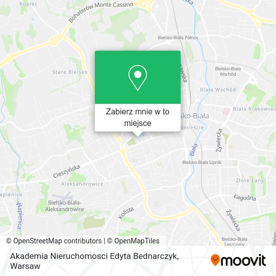 Mapa Akademia Nieruchomosci Edyta Bednarczyk