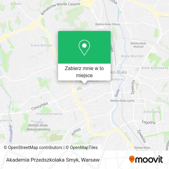 Mapa Akademia Przedszkolaka Smyk