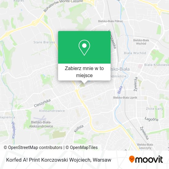 Mapa Korfed A! Print Korczowski Wojciech