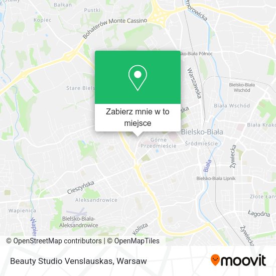 Mapa Beauty Studio Venslauskas