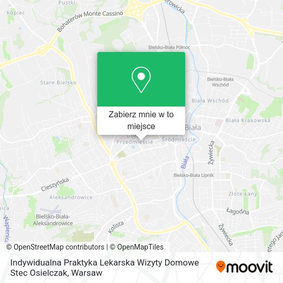 Mapa Indywidualna Praktyka Lekarska Wizyty Domowe Stec Osielczak