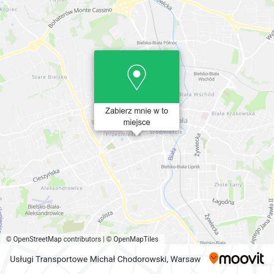 Mapa Usługi Transportowe Michał Chodorowski