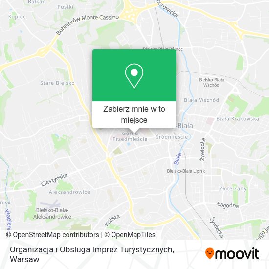 Mapa Organizacja i Obsluga Imprez Turystycznych