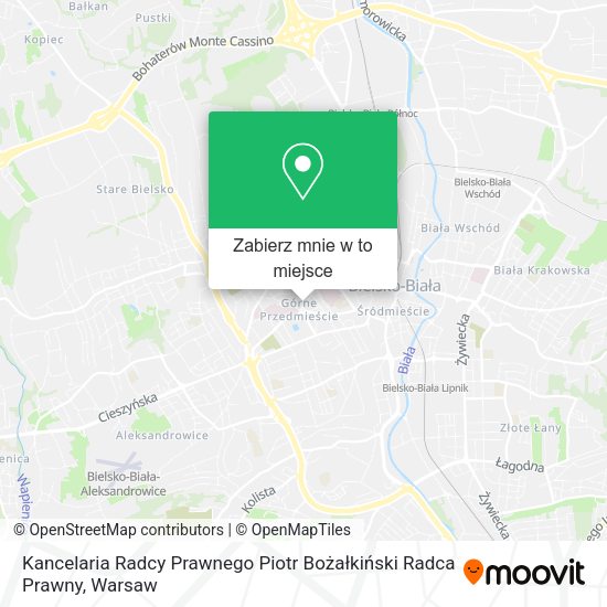 Mapa Kancelaria Radcy Prawnego Piotr Bożałkiński Radca Prawny