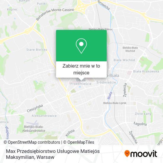 Mapa Max Przedsiębiorstwo Usługowe Matiejós Maksymilian