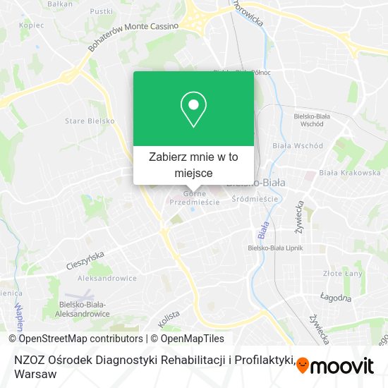 Mapa NZOZ Ośrodek Diagnostyki Rehabilitacji i Profilaktyki