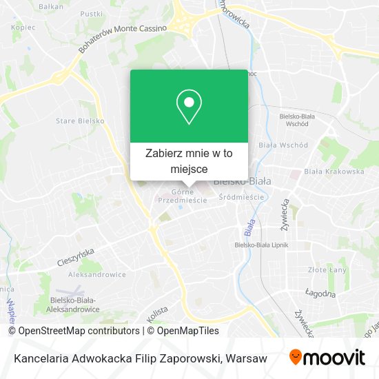 Mapa Kancelaria Adwokacka Filip Zaporowski