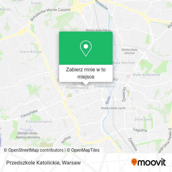 Mapa Przedszkole Katolickie