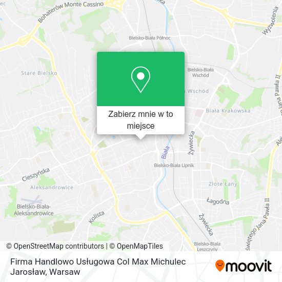 Mapa Firma Handlowo Usługowa Col Max Michulec Jarosław