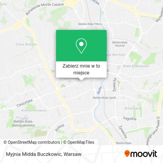 Mapa Myjnia Midda Buczkowic