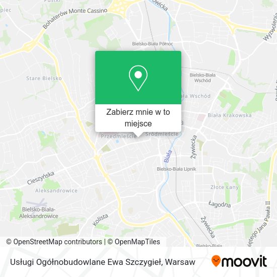 Mapa Usługi Ogółnobudowlane Ewa Szczygieł