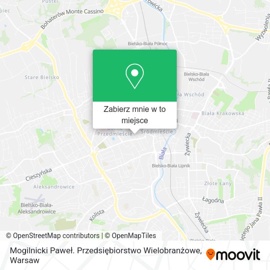 Mapa Mogilnicki Paweł. Przedsiębiorstwo Wielobranżowe