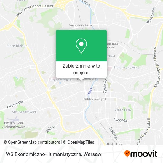 Mapa WS Ekonomiczno-Humanistyczna