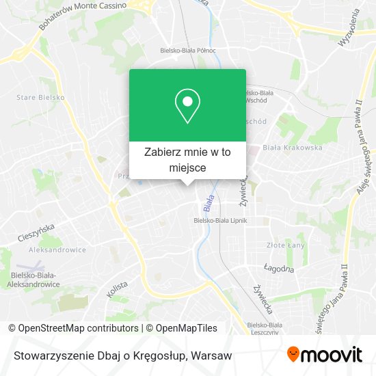 Mapa Stowarzyszenie Dbaj o Kręgosłup