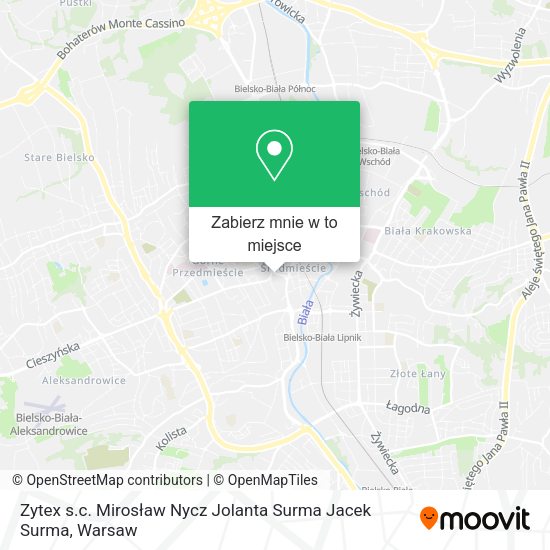 Mapa Zytex s.c. Mirosław Nycz Jolanta Surma Jacek Surma