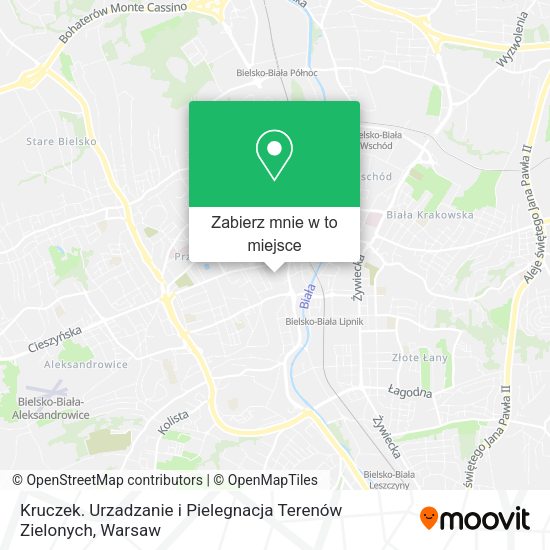 Mapa Kruczek. Urzadzanie i Pielegnacja Terenów Zielonych