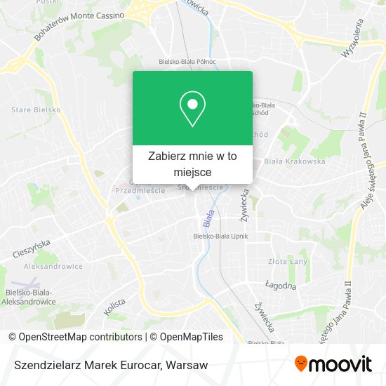 Mapa Szendzielarz Marek Eurocar