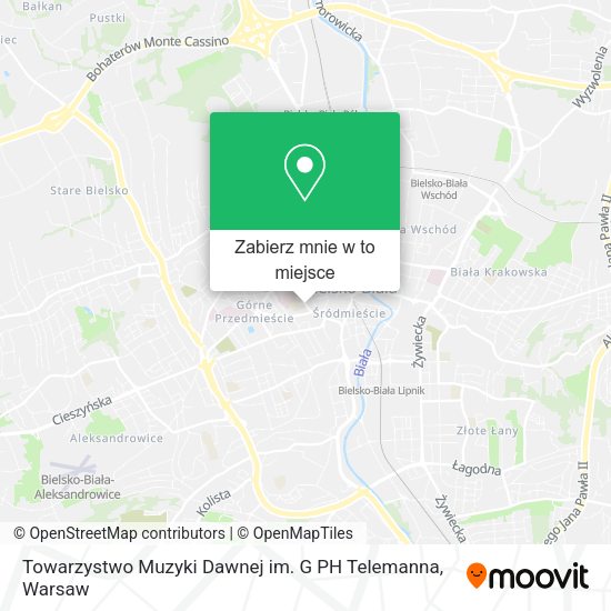 Mapa Towarzystwo Muzyki Dawnej im. G PH Telemanna