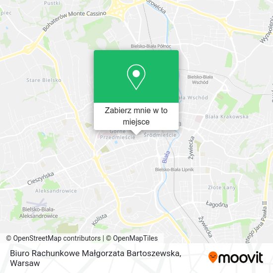 Mapa Biuro Rachunkowe Małgorzata Bartoszewska