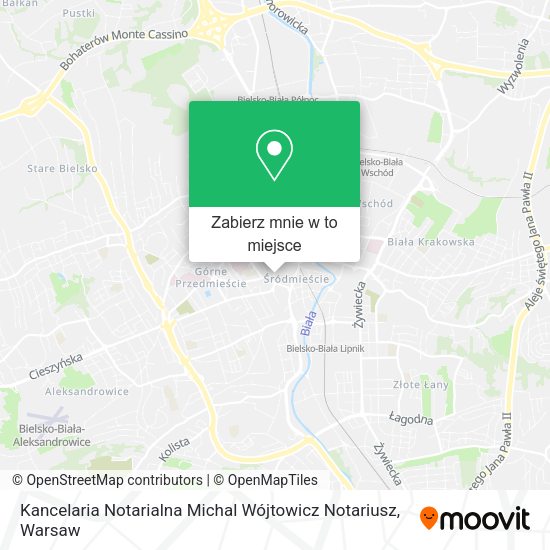 Mapa Kancelaria Notarialna Michal Wójtowicz Notariusz