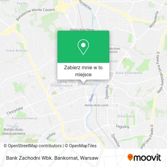 Mapa Bank Zachodni Wbk. Bankomat