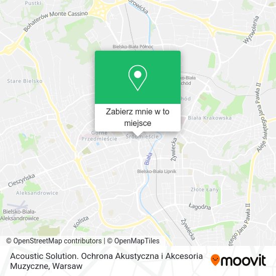 Mapa Acoustic Solution. Ochrona Akustyczna i Akcesoria Muzyczne