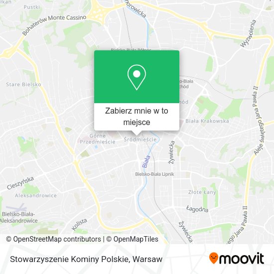 Mapa Stowarzyszenie Kominy Polskie