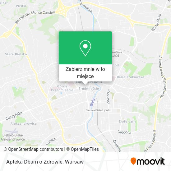 Mapa Apteka Dbam o Zdrowie