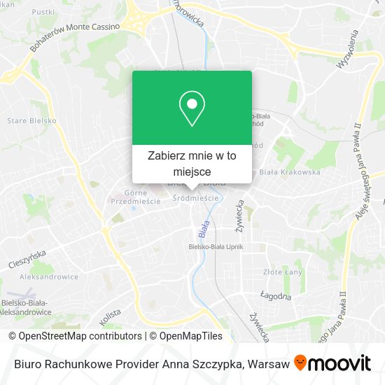 Mapa Biuro Rachunkowe Provider Anna Szczypka